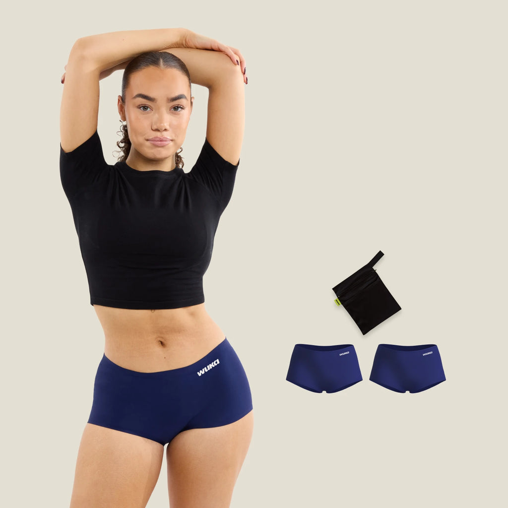 WUKA Period School Set - 1 Day & Night - Heavy - Boxer - Navy
