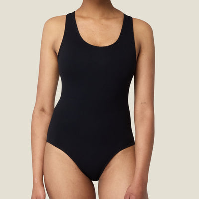 WUKA Period Racerback Swimsuit - Black