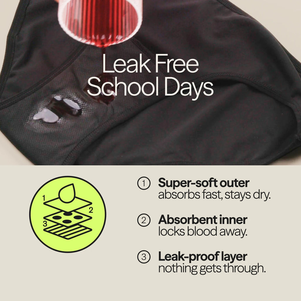 WUKA Period School Set - 1 Day & Night - Super - Black