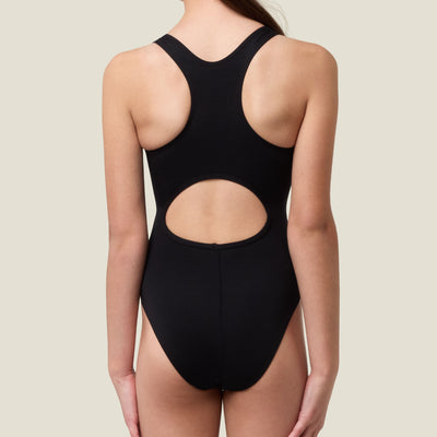 WUKA Teen Period Racerback Swimsuit - Black