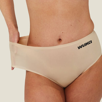 WUKA Stretch Seamless Midi Brief Heavy - Light Nude