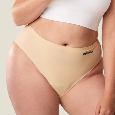 WUKA Stretch Seamless Midi Brief Heavy - Light Nude